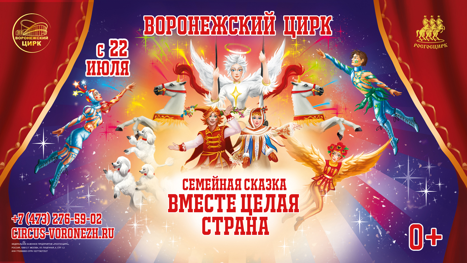 Воронежские первоклассники смогут бесплатно посетить цирк