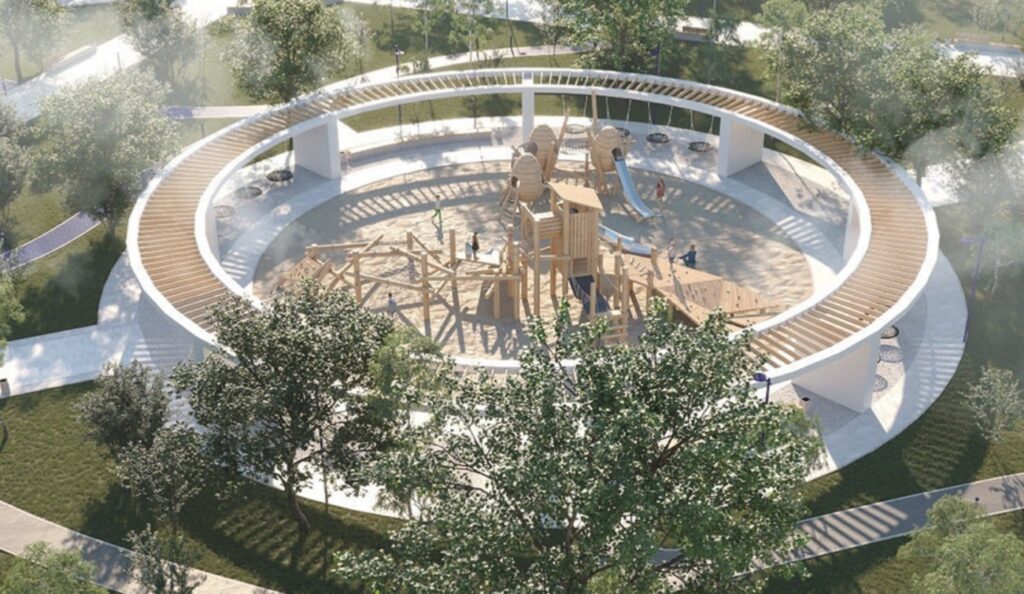 Сквер у стадиона «Факел» на Домостроителей - приобретет новый вид в 2024 году
