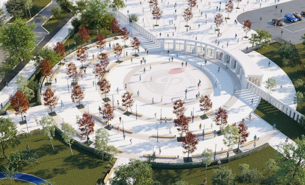 Сквер у стадиона «Факел» на Домостроителей - приобретет новый вид в 2024 году